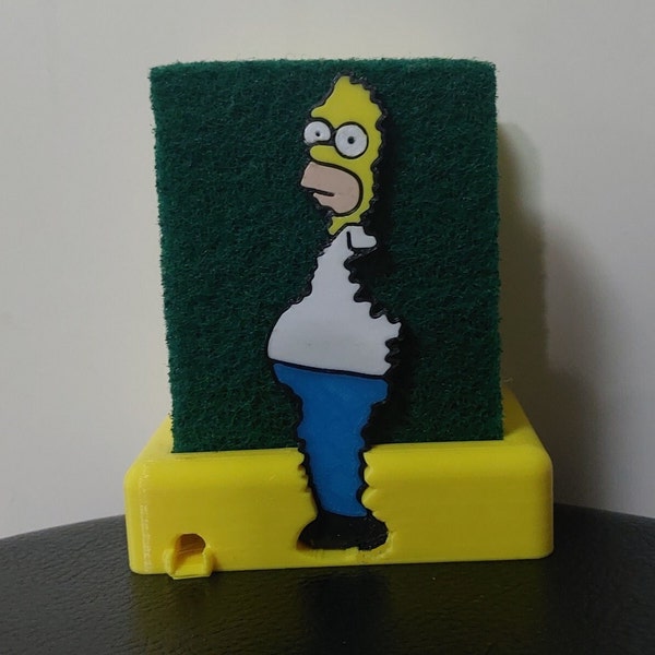 Homer Sponge Holder Meme  Including Sponge!!  (Exclusive to USA/CAN/UK/Mexico)