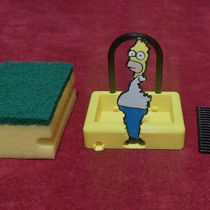 Homer Sponge Holder Meme, y compris une éponge Exclusif aux États-Unis/CAN/Royaume-Uni/Mexique image 4
