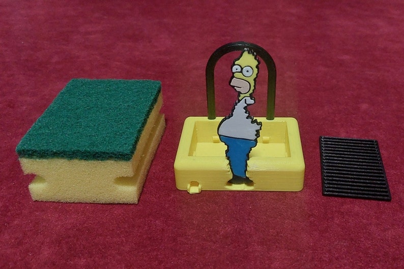 Homer Sponge Holder Meme, y compris une éponge Exclusif aux États-Unis/CAN/Royaume-Uni/Mexique image 4