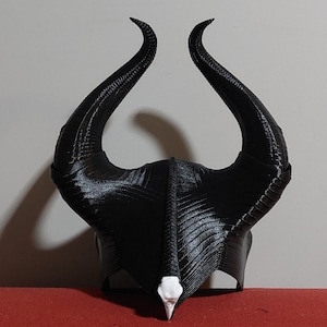 Maleficent Helmet / Crown / Skull Cap Wearable Cosplay / No Painting required