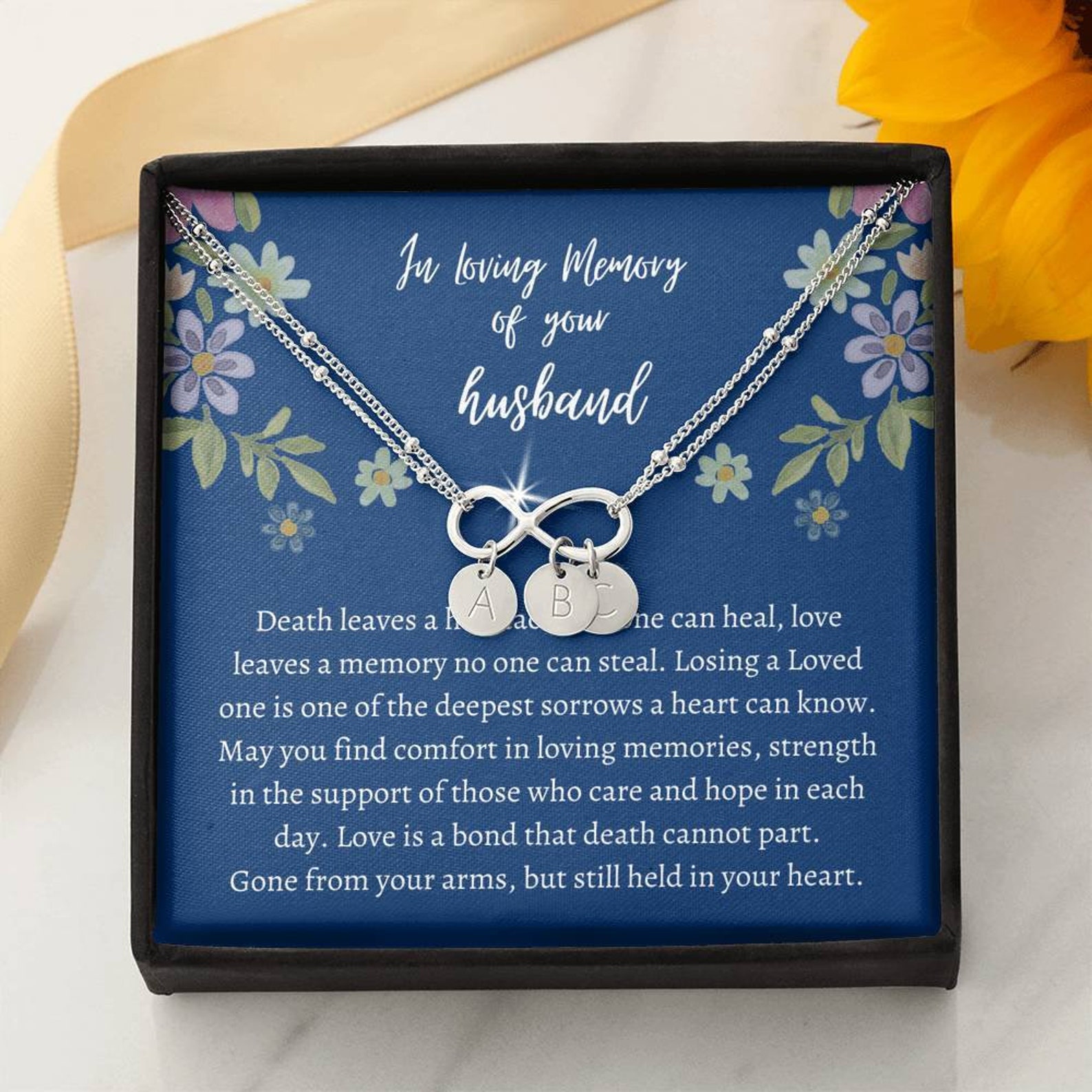 Loss of Husband Memorial gift Husband In Memory of Husband Etsy