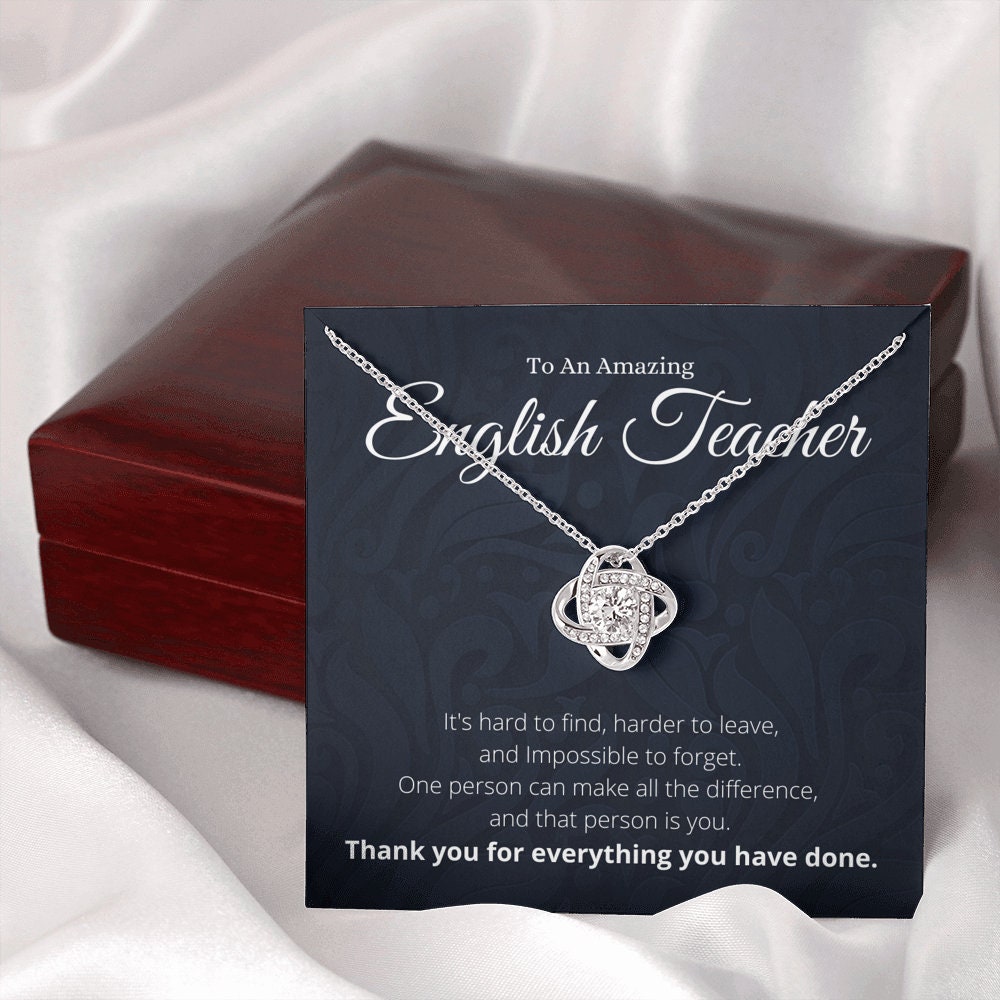 Personalization Amazing English Teacher Gift For Her Gift for Etsy