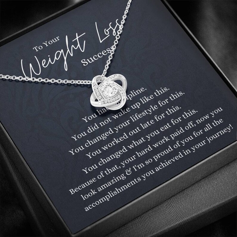 Weight Loss Success Necklace Gift Weight Discipline Necklace Etsy