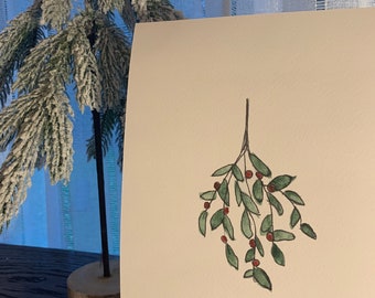 Kerst aquarel