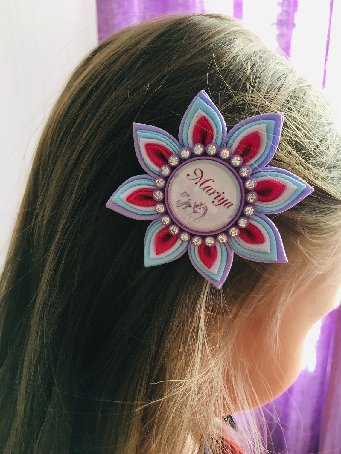 Nombre personalizado Clip para el cabello / Clip de pelo Etsy