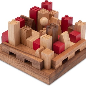 Castle - 3D wooden puzzle with many game variations