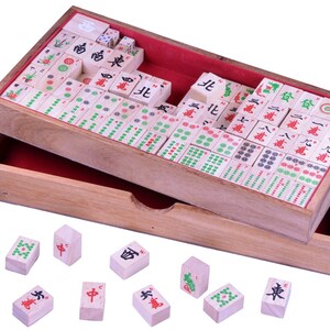 Jeu De Société Traditionnel Chinois Mahjong Mini, Jeux De Société