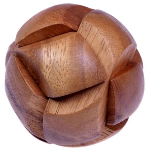 Ball - 3D Puzzle - Thinking Game - Brain Teaser - Patience Game - Logic Game made of wood
