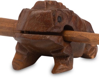 Wooden Sound Frog, Size 1-5cm | Handmade Musical/Percussion Instrument