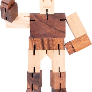 Robot Puzzle - 3D Puzzle - Wooden puzzle game with several game variations