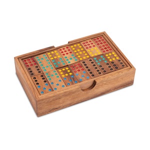 Domino Double 9 per 2-6 giocatori - gioco da tavolo con 56 tessere