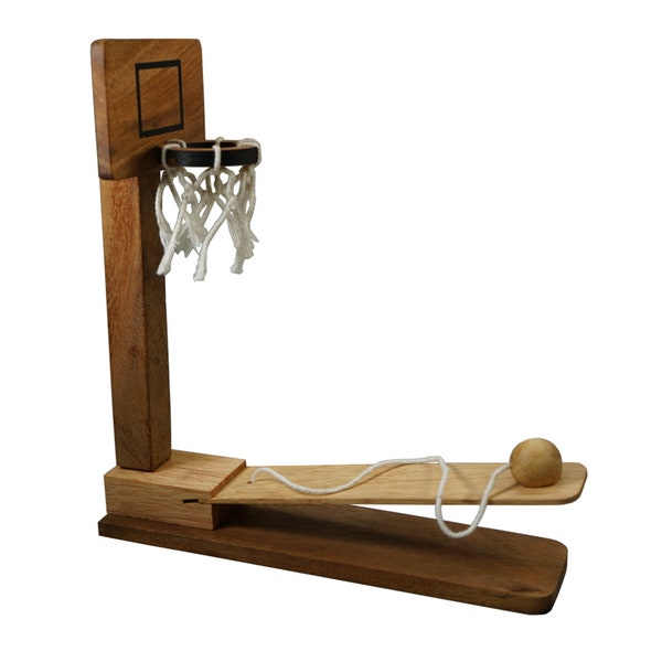 Basketball - Geschicklichkeitsspiel aus Holz