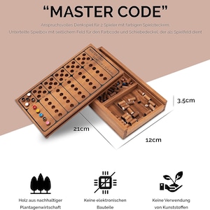 Code Finder for 2 players - playing field 21 x 12 cm