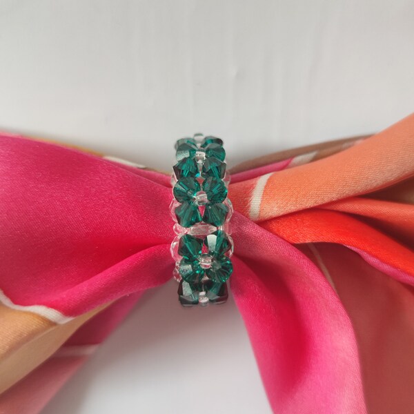 RING SCARF / ECRU