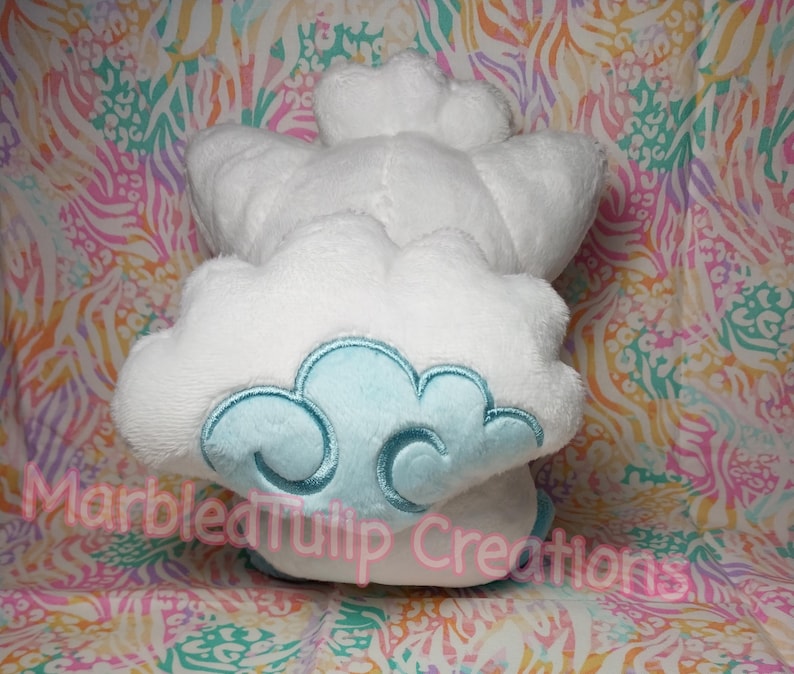handmade 6.5" Alolan Vulpix pokemon plush image 7