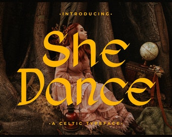 She Dance – Celtic Typeface