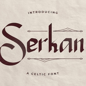 Serkan - A Celtic font
