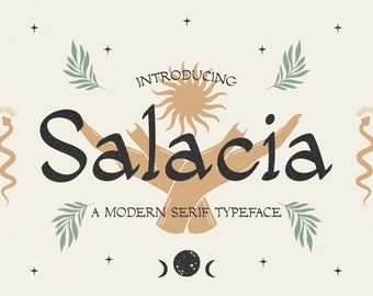 Salacia – Modern Serif Typeface