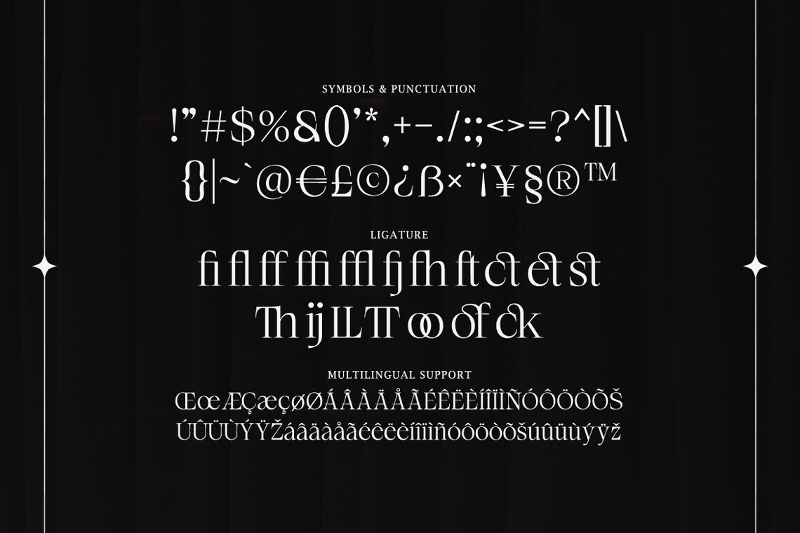 Glamore Clean Serif Typeface - Etsy