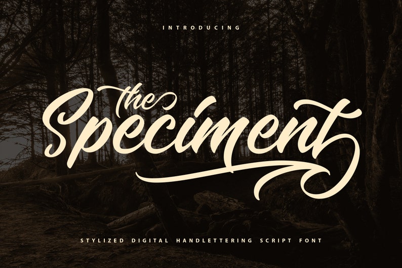 The Speciment Handlettering Script Font image 1