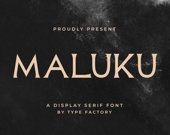 Maluku - Display Serif