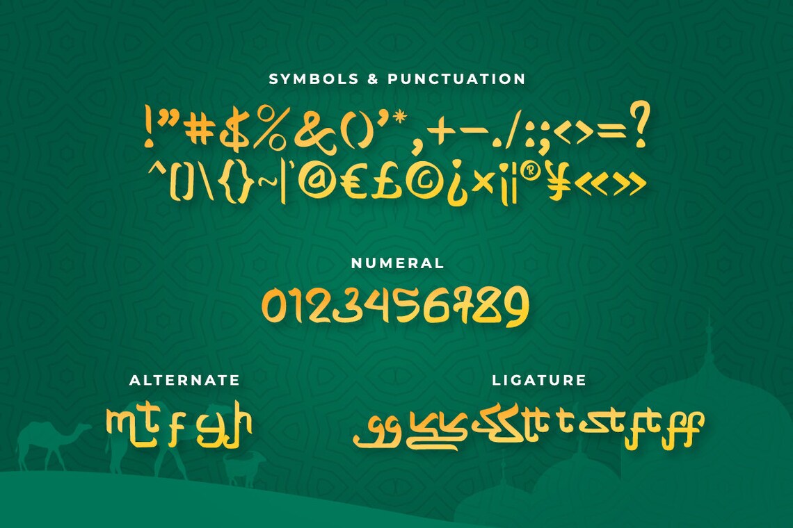 Shayan Arabic Font | Etsy