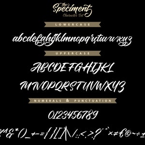 The Speciment Handlettering Script Font image 7