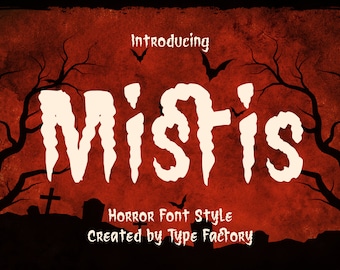 Mistis - Horror Font Style