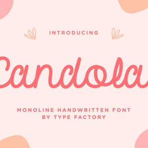 Candola – Monoline Handwritten Font