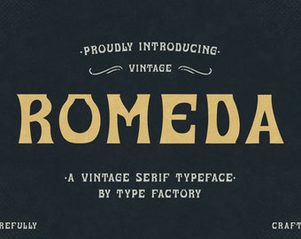 Romeda - Vintage Serif Typeface