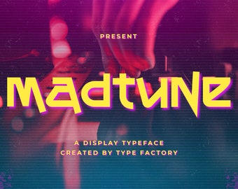 Madtune - A Display Typeface