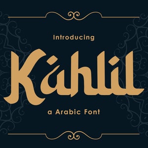 Kahlil – Arabic Font
