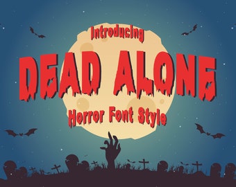 Dead Alone – Horror Style Font