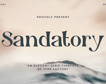 Sandatory - Elegant Serif Typeface
