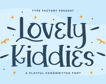 Lovely Kiddies - A Playful Handwritten Font