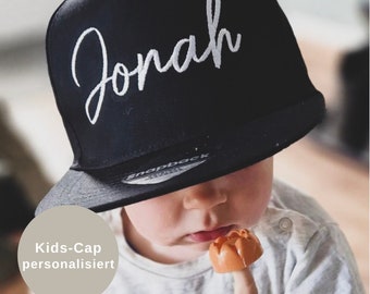 Kids Cap - bestickt mit Name oder Wunschwort | personalisierte Cap | Kindercap | bestickte Cap