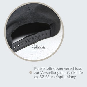 Kids Cap bestickt mit Name oder Wunschwort personalisierte Cap Kindercap bestickte Cap image 7