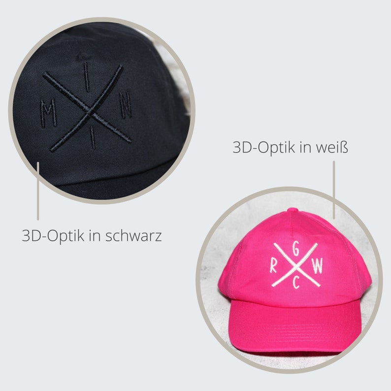 Mini-Cap Familie X Partnerlook bestickte Cap Kidscap Familiencap Kindercap Familycap Geschenkidee Bild 4