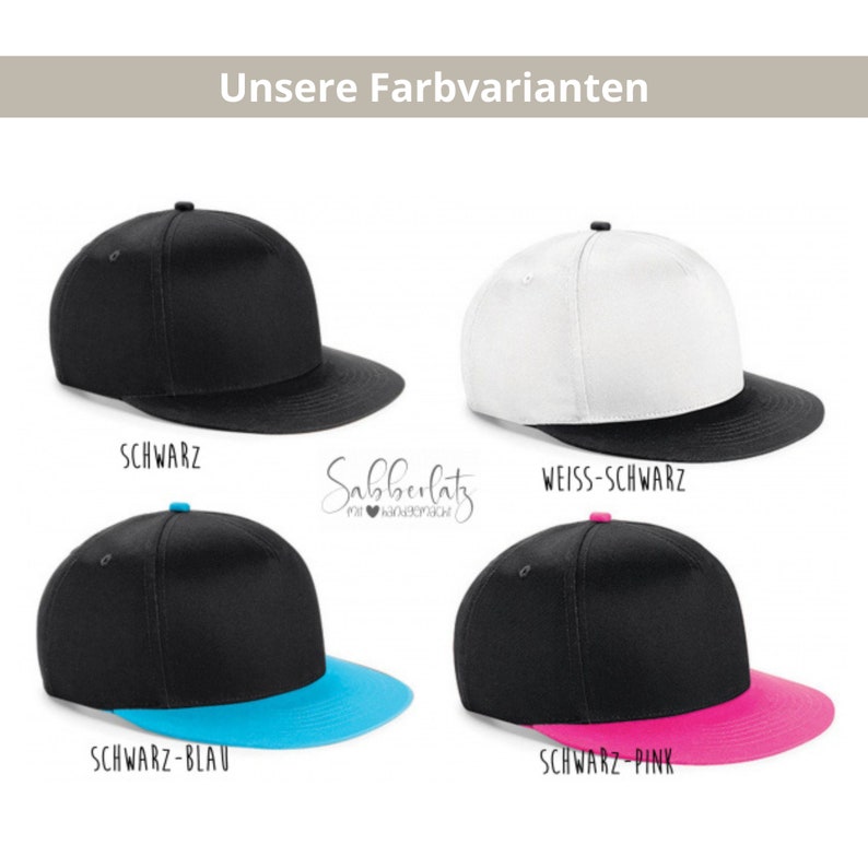 Kids-Cap Familie X Partnerlook bestickte Cap Kidscap Familiencap Kindercap Familycap Geschenkidee image 7