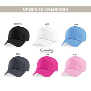 Mini-Cap Familie X Partnerlook bestickte Cap Kidscap Familiencap Kindercap Familycap Geschenkidee image 6