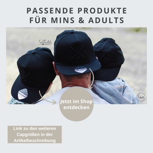 Kids-Cap Familie X Partnerlook bestickte Cap Kidscap Familiencap Kindercap Familycap Geschenkidee image 8