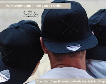 Cap (Adult) Familie |X| | bestickte Cap | Familiencap | Vatertagsgeschenk | Vatertag | Männergeschenk | Partnerlook | Geschenk zu Vatertag