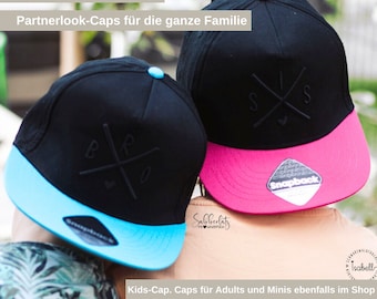 Kids-Cap Familie |X| - Partnerlook | bestickte Cap | Kidscap | Familiencap | Kindercap | Familycap | Geschenkidee