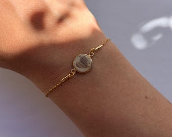 Armband mit Tierfell oder Asche / personalisierter Erinnerungsschmuck