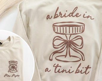 Personalized Bride Sweatshirt, Wedding Gift for Her