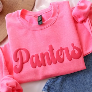 Custom Team Name Crewneck Sweatshirt: Personalized Varsity Pullover