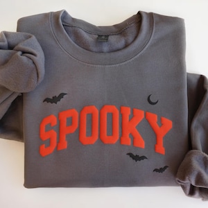 Custom Halloween Crewneck: Spooky Bat Pullover, Personalized Hoodie