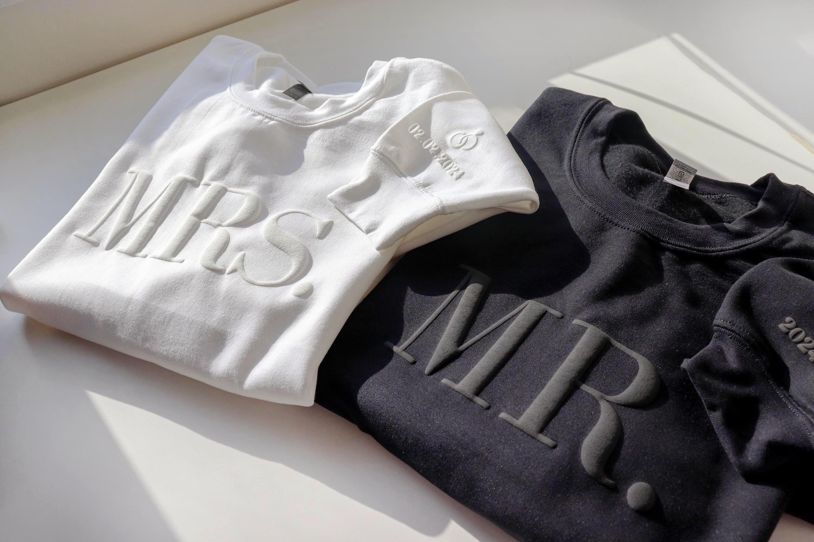 Mrs. & Mr. Puff Sweatshirt- Black (Mr.), Sweatshirt XL