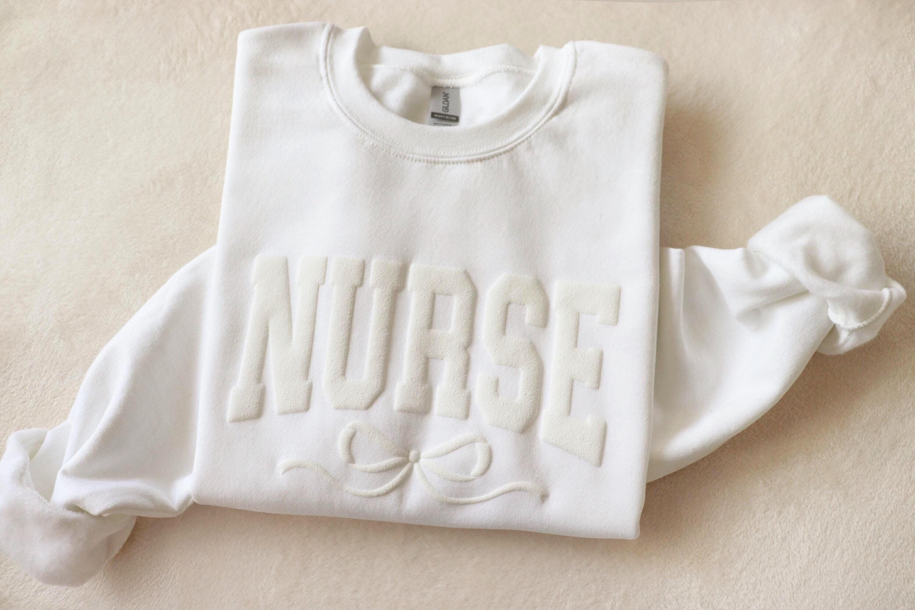 Nurse Puff Sweatshirt, Nurse Sweatshirt, Gift for Her, Gift for Him, Gift for Nurse