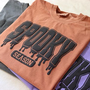 Puff Halloween T-shirt, Comfort Colors, Spooky Season t-shirt, Bat Shirt, Halloween shirt, Halloween Gift